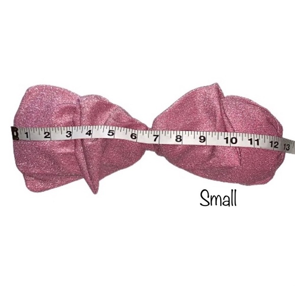 New! Parisian Princess Pink Bikini Set Bandeau Swimsuit Set, Vintage-Style S M - Picture 3 of 11